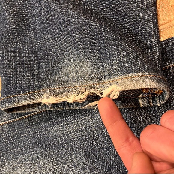 Seven7 Jeans Womens 6 Blue Bootcut Mid Rise Dark Wash Stretch Denim - Picture 16 of 16